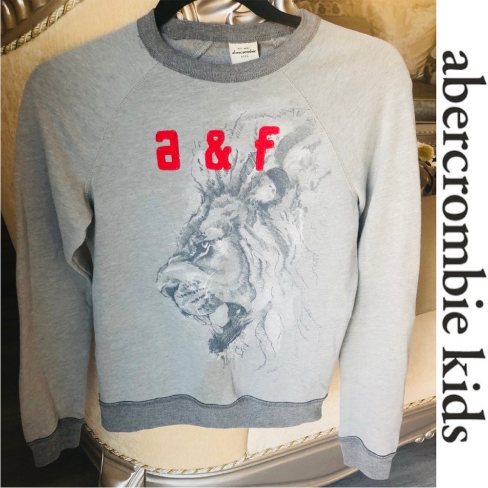 Abercrombie Kids Logo Crewneck Sweatshirt